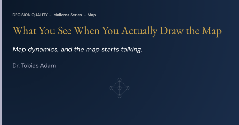 What You See When You Actually Draw the Map
